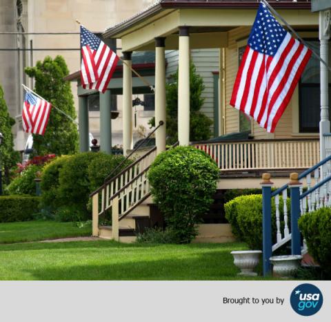 A "Contact Your Federal Elected Officials" page with a USA.gov logo, showing options to find senators, representatives, or the president, with a map of the U.S. and a search bar for entering a ZIP code.